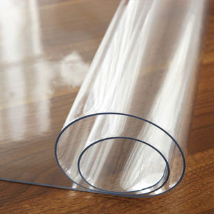 pvc透明软质玻璃水晶板塑料台布 磨砂防水防油免洗桌布