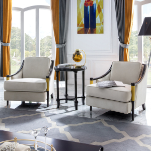 皇加豪庭后现代轻奢老虎凳美式客厅 span class=h>单人 /span> span