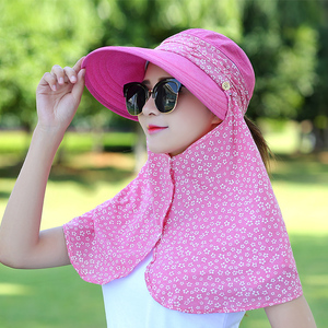 碎花帽子女图片