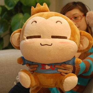 包邮 悠嘻猴情侣公仔 毛绒玩具猴子大号yoci嘻哈猴婚庆压床娃娃