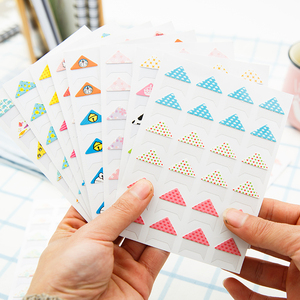 贴照片的固定角贴手工diy相册配件工具拍立得相纸相片小贴纸边框