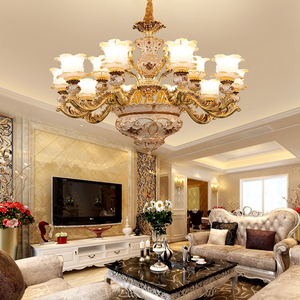 欧式客厅大吊灯图片