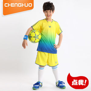 【儿童足球服套装男女童装图片】儿童足球服套