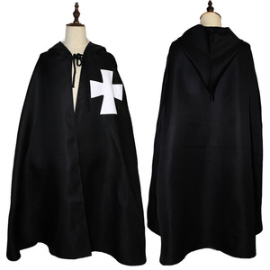 中世纪勇士角色扮演 span class=h>披风 /span>圣殿骑士斗篷长袍罗马