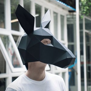  span class=h>马 /span>头创意纸面具头套 span class=h>手工 /span>