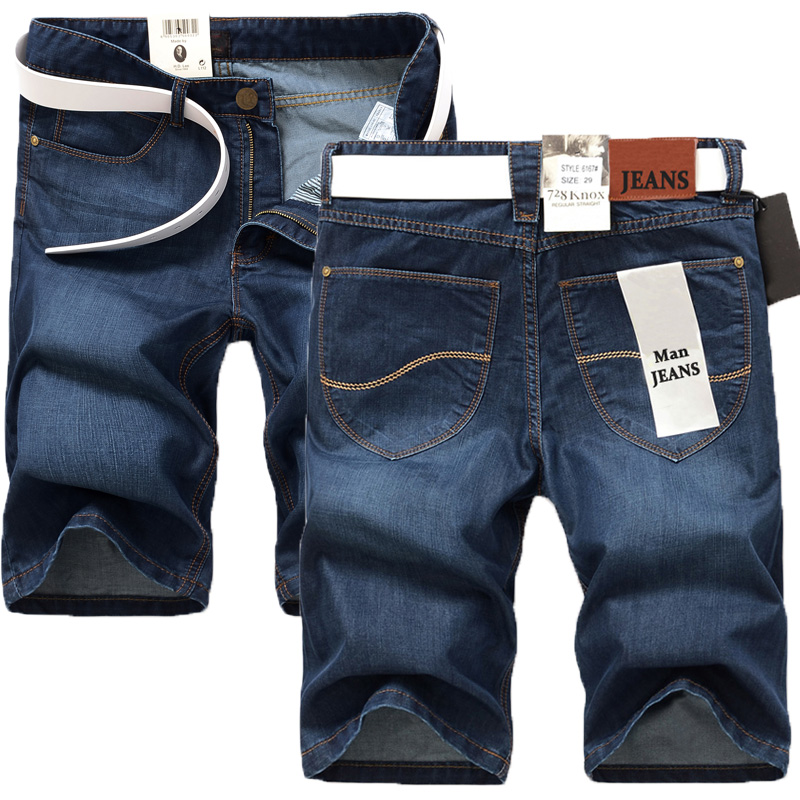 Pria Jeans Pria Celana Pendek Musim Panas Five Cent Celana Menjaga Celana Dalam Tabung Super Tipis Gaya koboi Celana Pendek Celana Ma Ku Nan Celana untuk Enam Sen-Internasional