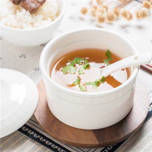 炖盅陶瓷燕窝带盖小号家用养生燕窝盅耐高温双耳汤盅炖罐汤煲包邮
