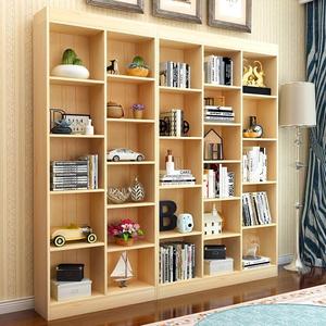 定做实木书柜自由组合书橱图片
