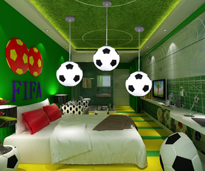 热销现代时尚创意足球吊灯儿童房    吊灯餐厅酒吧体育馆装饰灯具