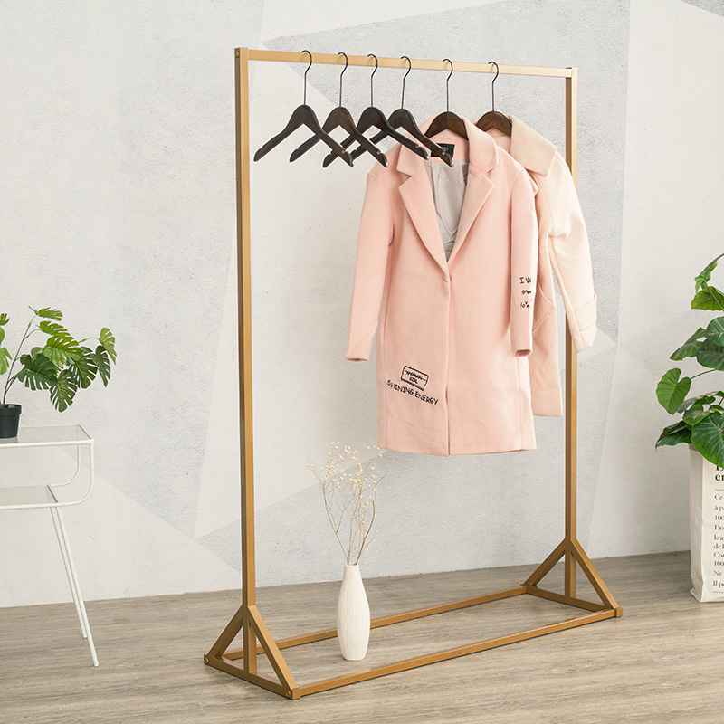 衣服架子服装店衣架展示架落地式中岛架女装店货架服装架陈列侧挂