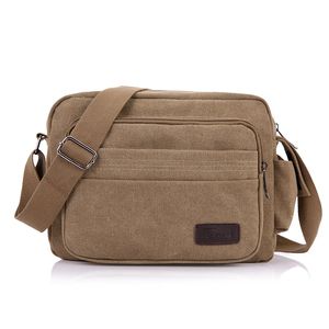 新品上市男包单肩包斜跨帆布包中老年男士父亲老头包爸爸的包包