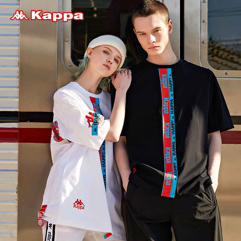 Kappa卡帕艺术家合作款情侣男女运动短袖夏季半袖2019|K09W2TD36D
