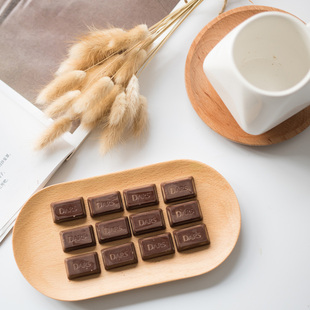 日本进口 森永dars黑巧克力纯黑巧克力达斯巧克力42g 12粒