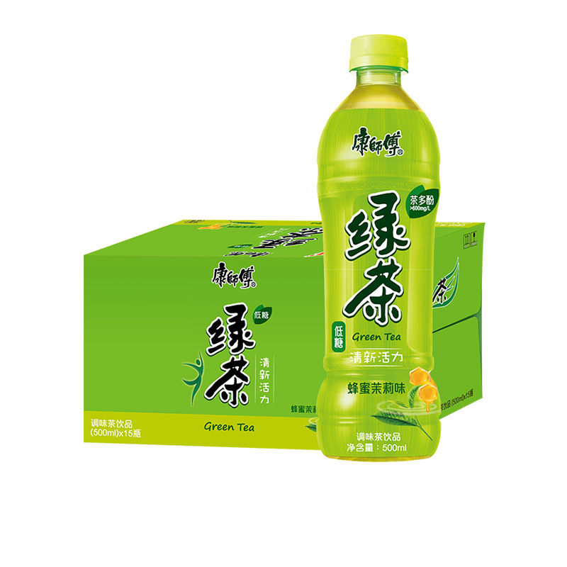 吴磊代言康师傅绿茶蜂蜜茉莉味饮料斗破苍穹版500ml*15瓶饮品整箱