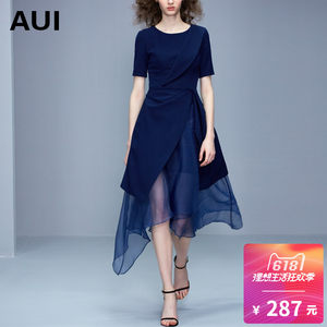 欧洲站2018夏季新款欧货高腰侧织带脚口开叉