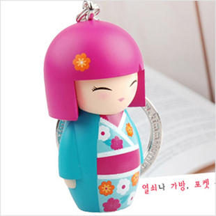 韩国代购kimmi junior日本和服娃娃kimmidoll钥匙扣包挂件/手机链
