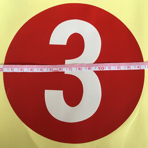 数字贴纸号码贴价格