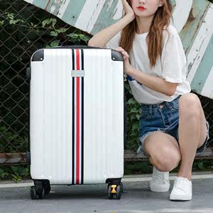 【网红撞色】复古铝框行李箱女学生韩版拉杆箱