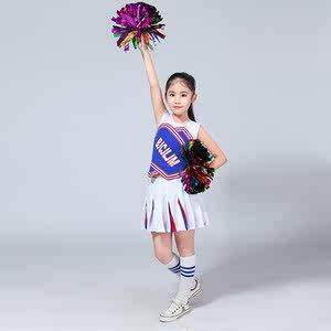 成人儿童啦啦操演出服装小学生啦啦队幼儿舞蹈
