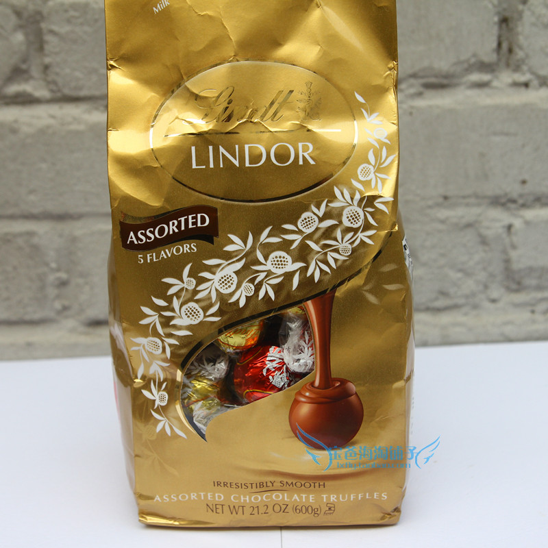 美国购回 Lindt Lindor 瑞士莲 软心松露巧克力球 600G 50粒