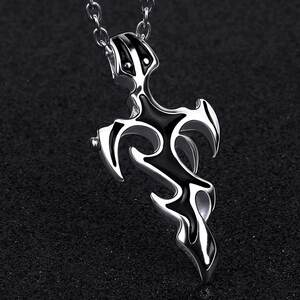 火焰十字架项链图片