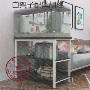 【钢木鱼缸架实木底柜鱼缸底柜图片】钢木鱼缸