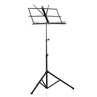 升降金属谱架 小提琴吉他通用乐谱架谱台 便携式折叠歌谱架曲谱架