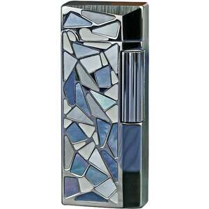 日本原装正品sarome莎乐美火石打火机金属拉丝 单面贝壳镶嵌 三色