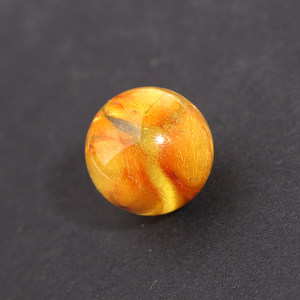 天然发晶球黄金发晶兔毛红发晶天然水晶球可做吊坠车挂转运珠摆件