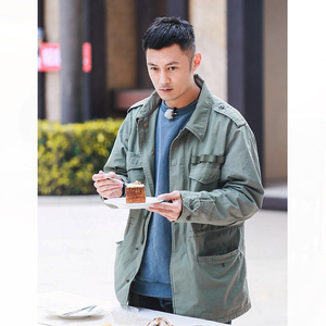 余文乐潮牌日系复古工装夹克男图片