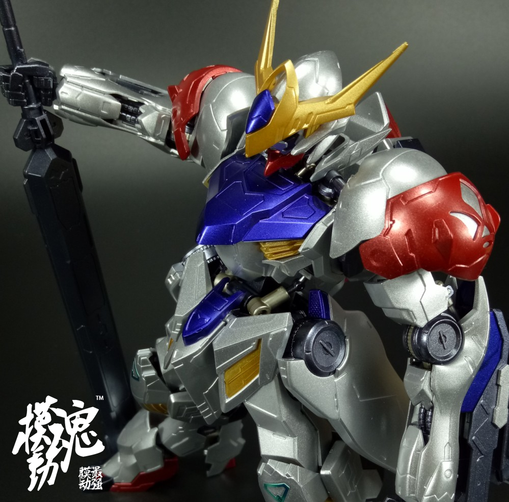 正品模动魂合金着色万代1:100铁血巴巴托斯天狼星高达拼装模型