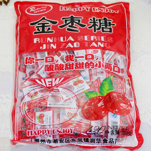 包邮 好食档 金枣糖硬质抛光型糖果小零食膨化糖豆果味糖