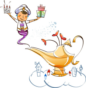 阿拉丁神灯福袋许愿树 神秘创意超值生日礼物中秋节国庆学生随机