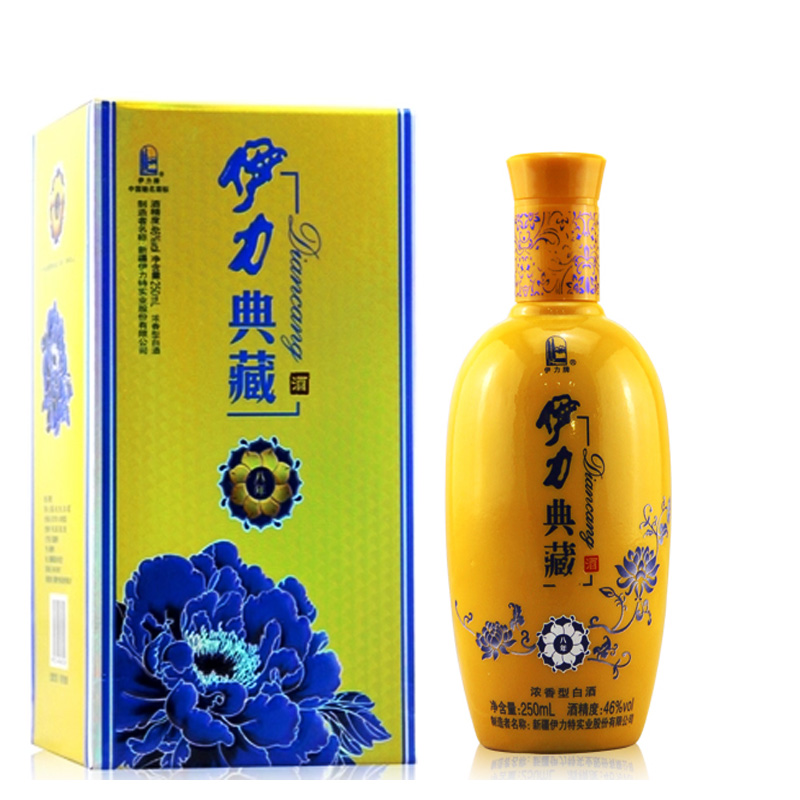 伊力典藏小八年 伊力特白酒 濃香型 250ml 46度整箱包郵