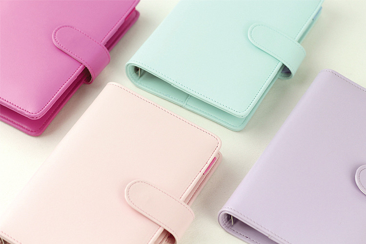 a6a5升级简约马卡龙活页本 手账本 日程本效率手册手帐 记事本