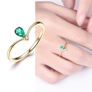 【黄金戒指水滴形图片】黄金戒指水滴形图片大全 - q友网