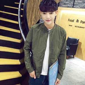 春夏季2017新款男士外套春秋青年夹克男装超