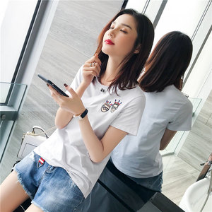 class=h>头像 /span>刺绣学生上衣半袖衫