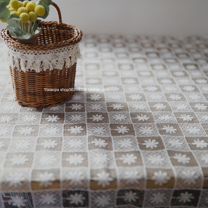 class=h>方格 /span>花边镂空蕾丝 span class=h>桌布 /span>餐布拍照