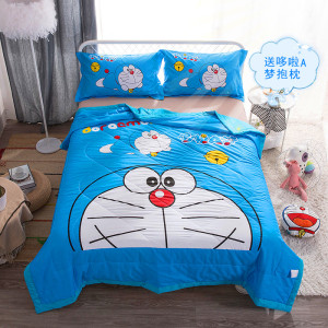 被子卡通单人学生图片