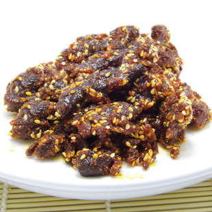 四川仁寿特产汪洋干巴牛肉干500g独立小包装休闲办公零食小吃美食