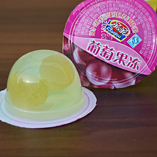 【黄桃/芦荟/葡萄 】亲亲散装果肉果冻500g