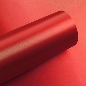 汽车碳纤维贴纸拉丝红刻字纸金 span class=h>银 /span>耐热车身改色