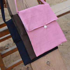 尼姑包布袋女小清新禅意中国风文艺简约包包复古斜挎包纯棉麻布包