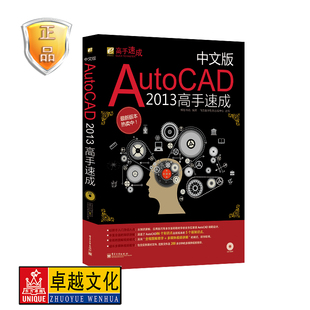 中文版auto cad 2013高手速成 autocad绘图自学教程书 三维建模立面图