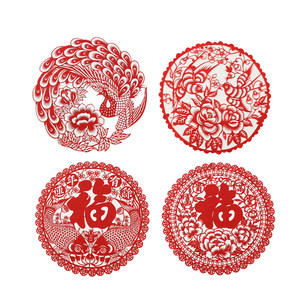 陕西 span class=h>剪纸 /span>窗花民俗民间工艺品家居装饰中国特色