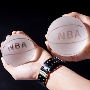水晶篮球足球模型摆件创意男生生日礼品发光 