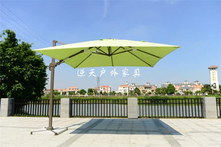 户外遮阳伞庭院罗马伞露天阳台岗亭伞沙滩伞太阳伞侧边香蕉伞雨棚