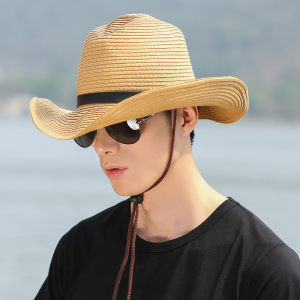 凉帽男士夏天防晒 span class=h>草帽 /span>遮阳帽 span class=h>