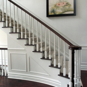 class=h>白色 /span>实 span class=h>木 /span>楼梯 联排别墅复式